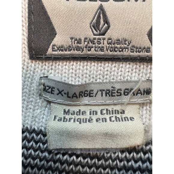 Volcom Mens Corpo Class V Neck Pullover Sweater Long Sleeve Size XL Multi Stripe - Picture 4 of 10